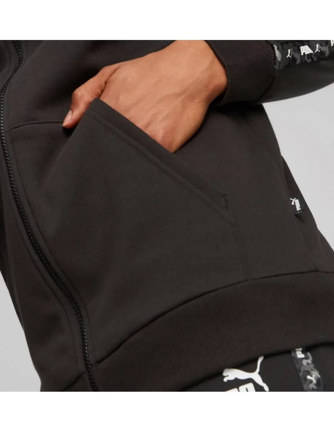 Bluza męska Puma ESS Tape Camo Full Zip