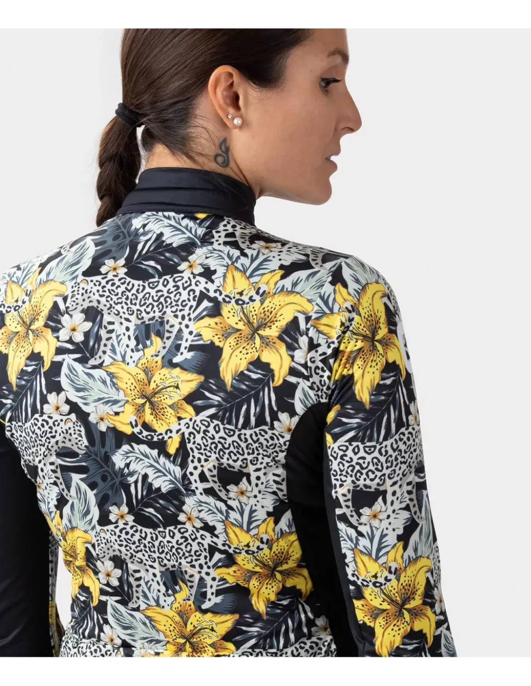 Bluza rowerowa damska Alé Cycling PR-R Hibiscus