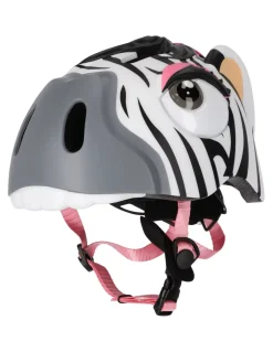 Kask rowerowy Crazy Safety Zebra LED