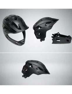 Kask Rowerowy Crazy Safety Fullface 2w1 MTB/BMX