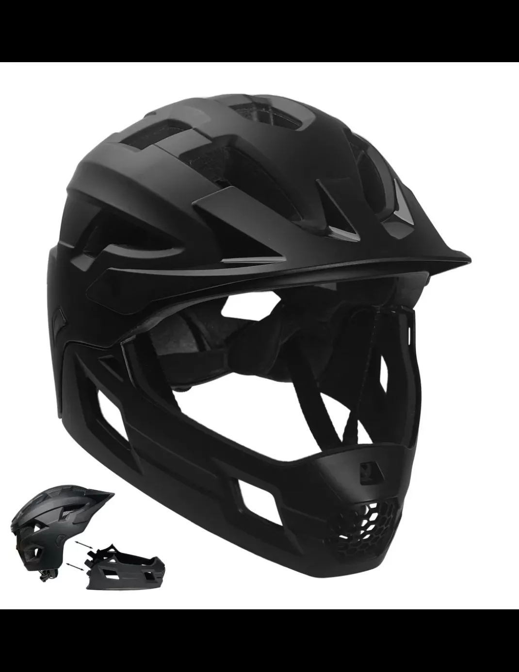 Kask Rowerowy Crazy Safety Fullface 2w1 MTB/BMX