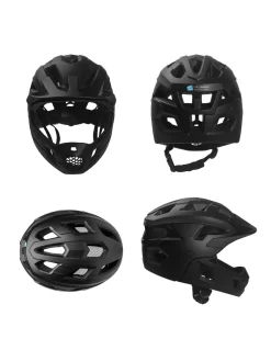 Kask Rowerowy Crazy Safety Fullface 2w1 MTB/BMX