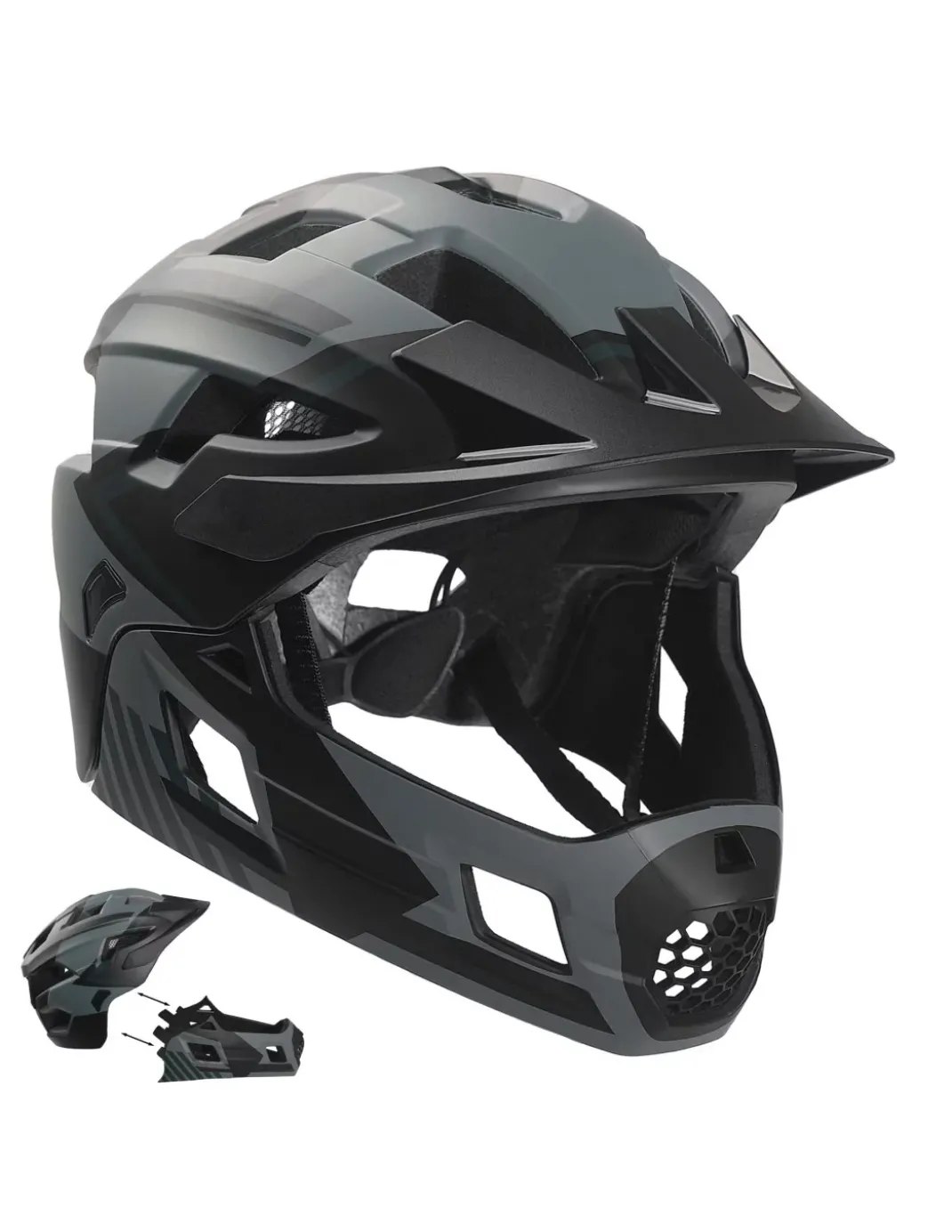 Kask Rowerowy Crazy Safety Fullface 2w1 MTB/BMX