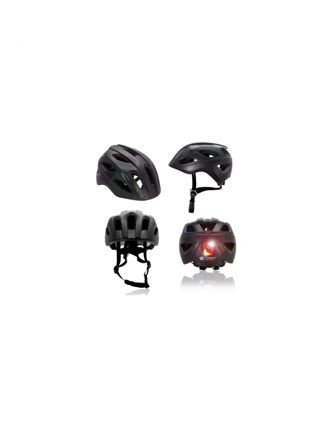 Kask rowerowy Crazy Safety Cool Helmet LED