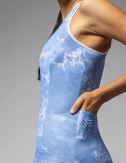 Koszulka rowerowa damska Alé Cycling Solid Marble Tank Top