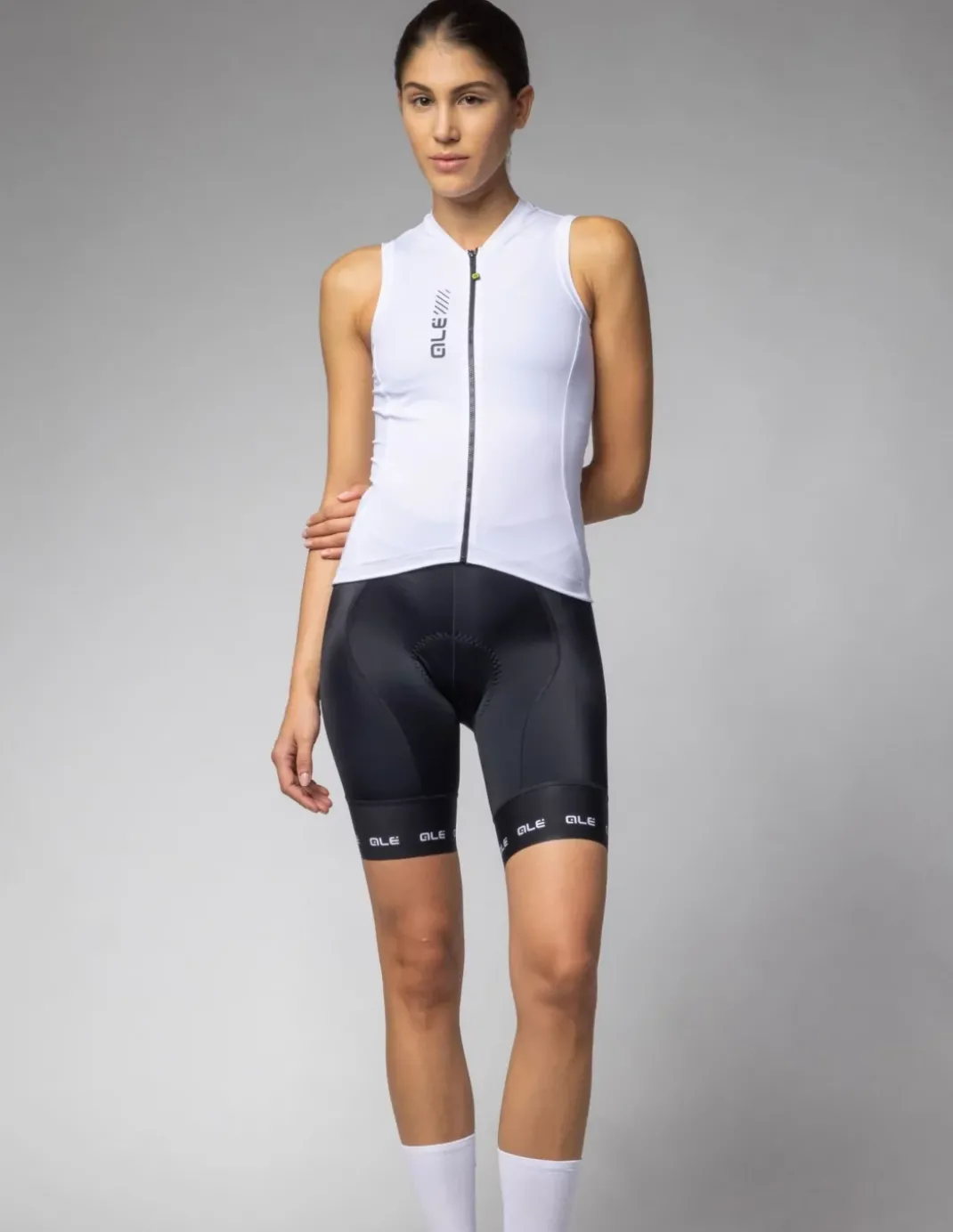 Koszulka rowerowa damska Alé Cycling Solid Color Block Sleeveless