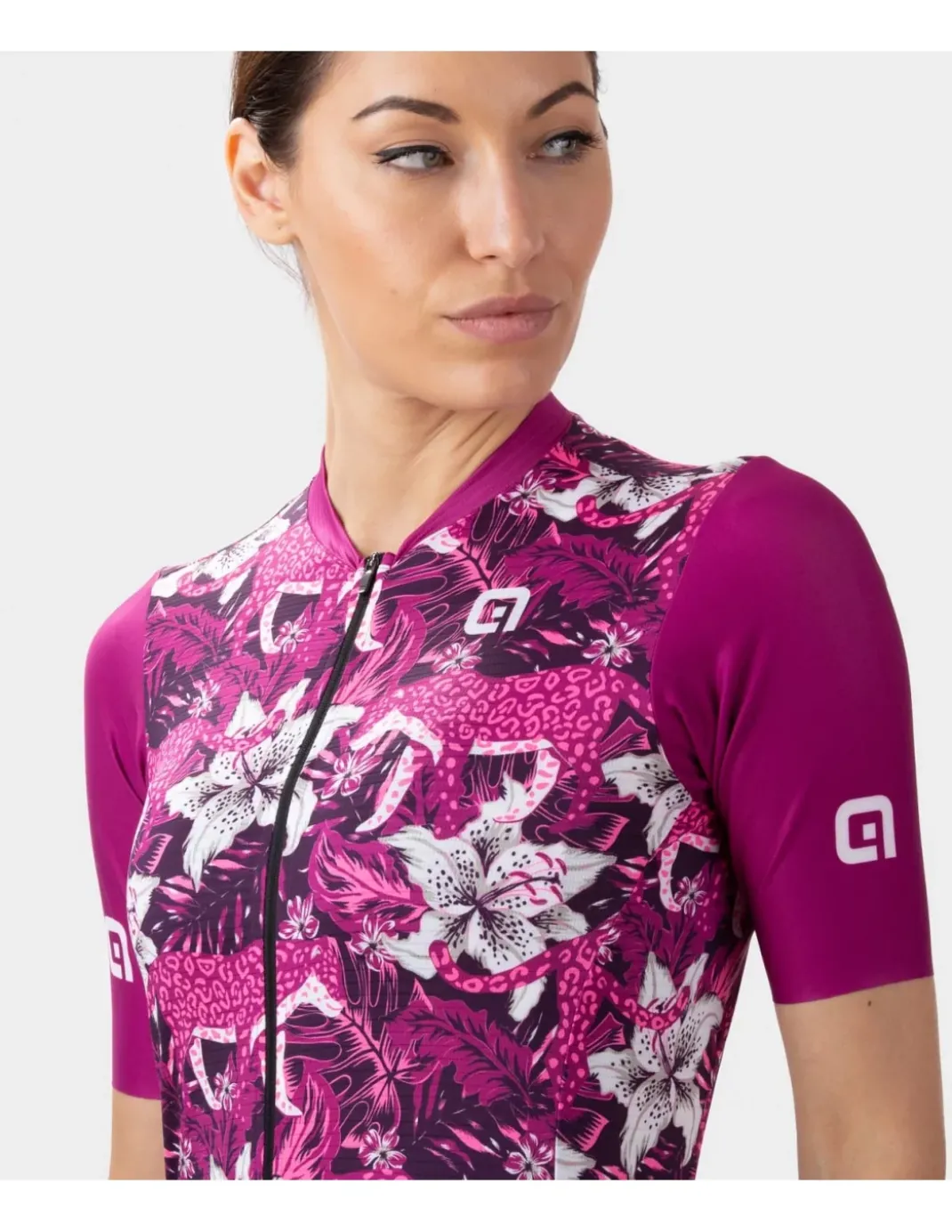 Koszulka rowerowa damska Alé Cycling PR-E Hibiscus
