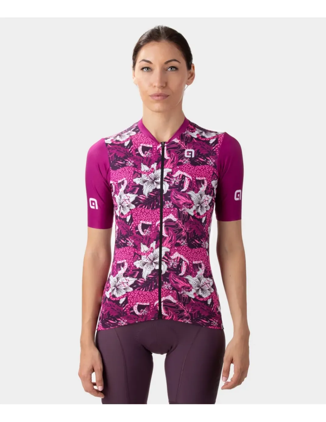 Koszulka rowerowa damska Alé Cycling PR-E Hibiscus