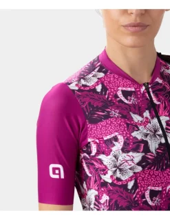 Koszulka rowerowa damska Alé Cycling PR-E Hibiscus