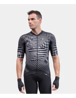Koszulka rowerowa męska Alé Cycling PR-S Checker