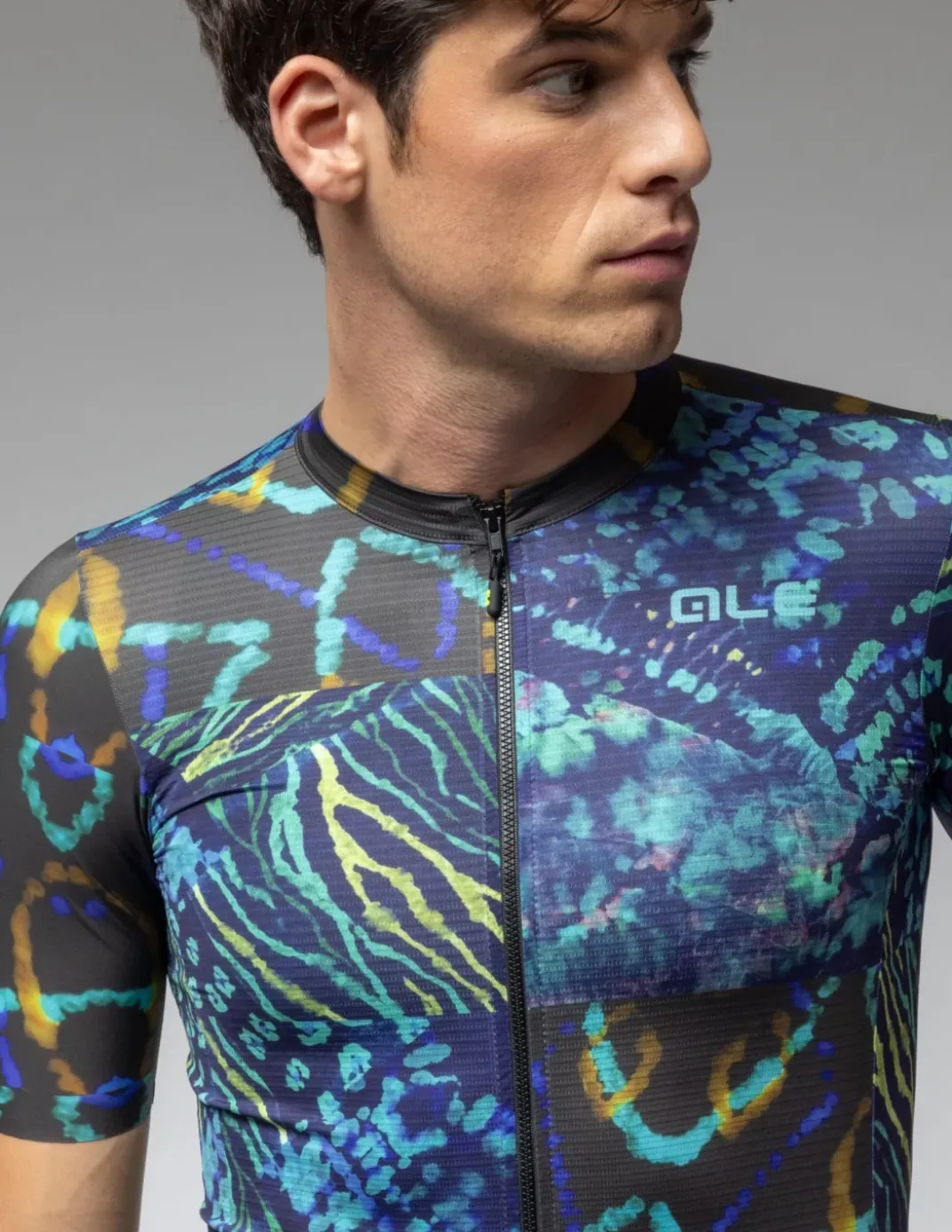 Koszulka rowerowa męska Alé Cycling Solid Caraibi
