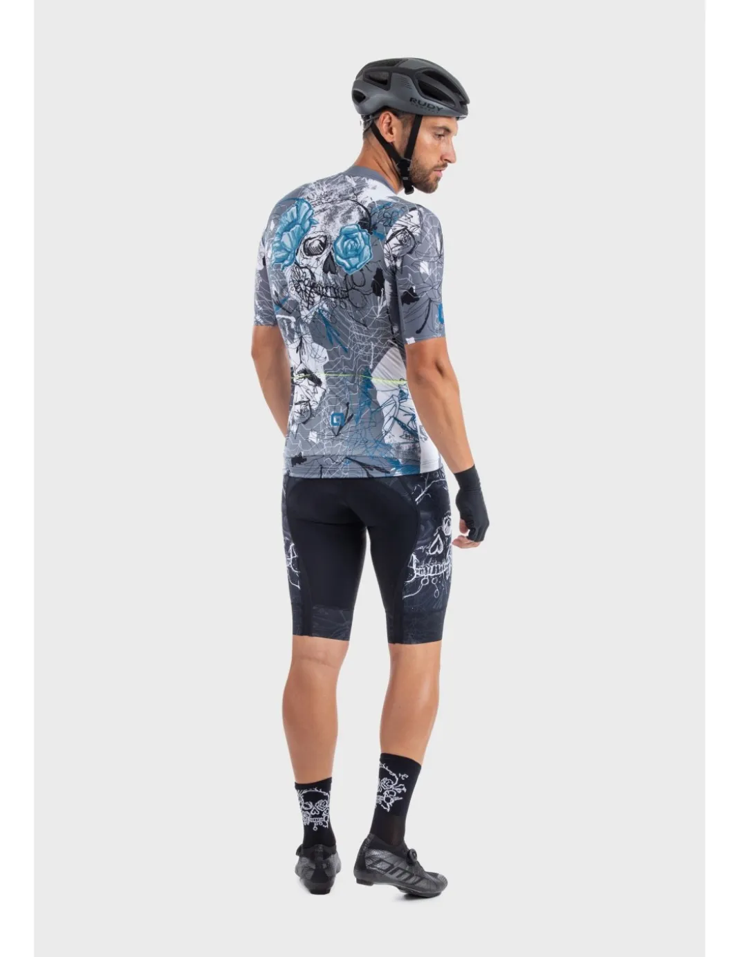 Koszulka rowerowa męska Alé Cycling PR-R Skull