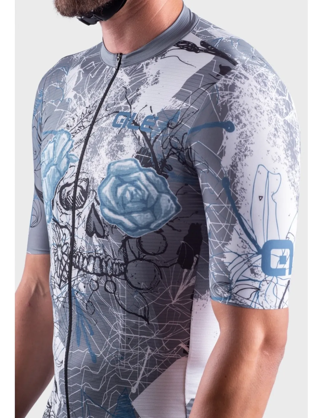 Koszulka rowerowa męska Alé Cycling PR-R Skull