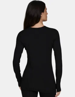 Koszulka termoaktywna damska Lé Bent Midweight Crew Merino