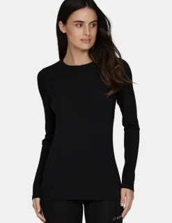 Koszulka termoaktywna damska Lé Bent Midweight Crew Merino