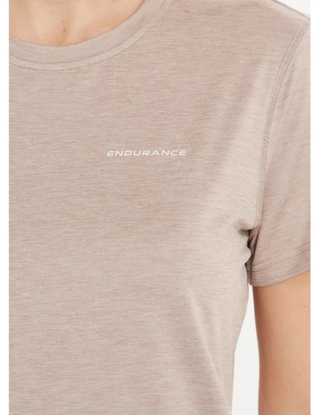 Koszulka treningowa damska Endurance Maje Melange S/S