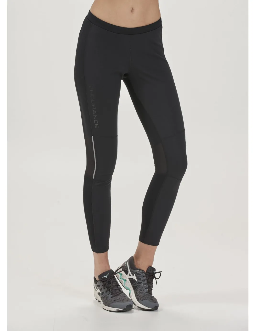 Legginsy do biegania damskie Endurance Mahana Windblock XQL
