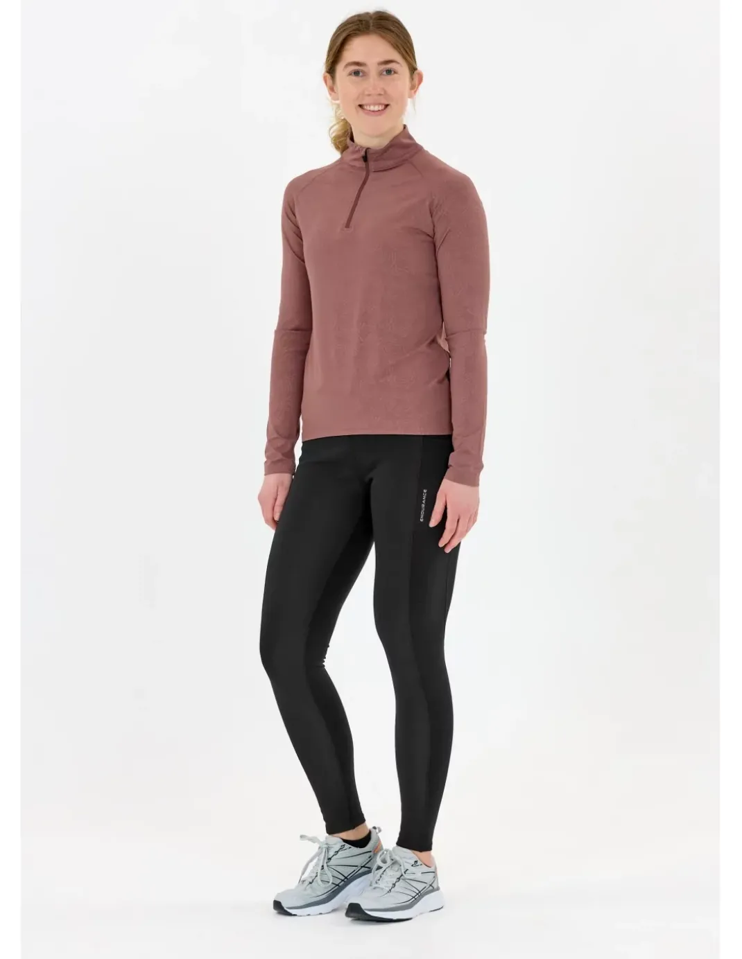 Legginsy do biegania damskie Endurance Strong Winter