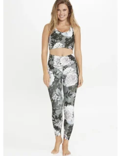 Legginsy treningowe damskie Athlecia France Print