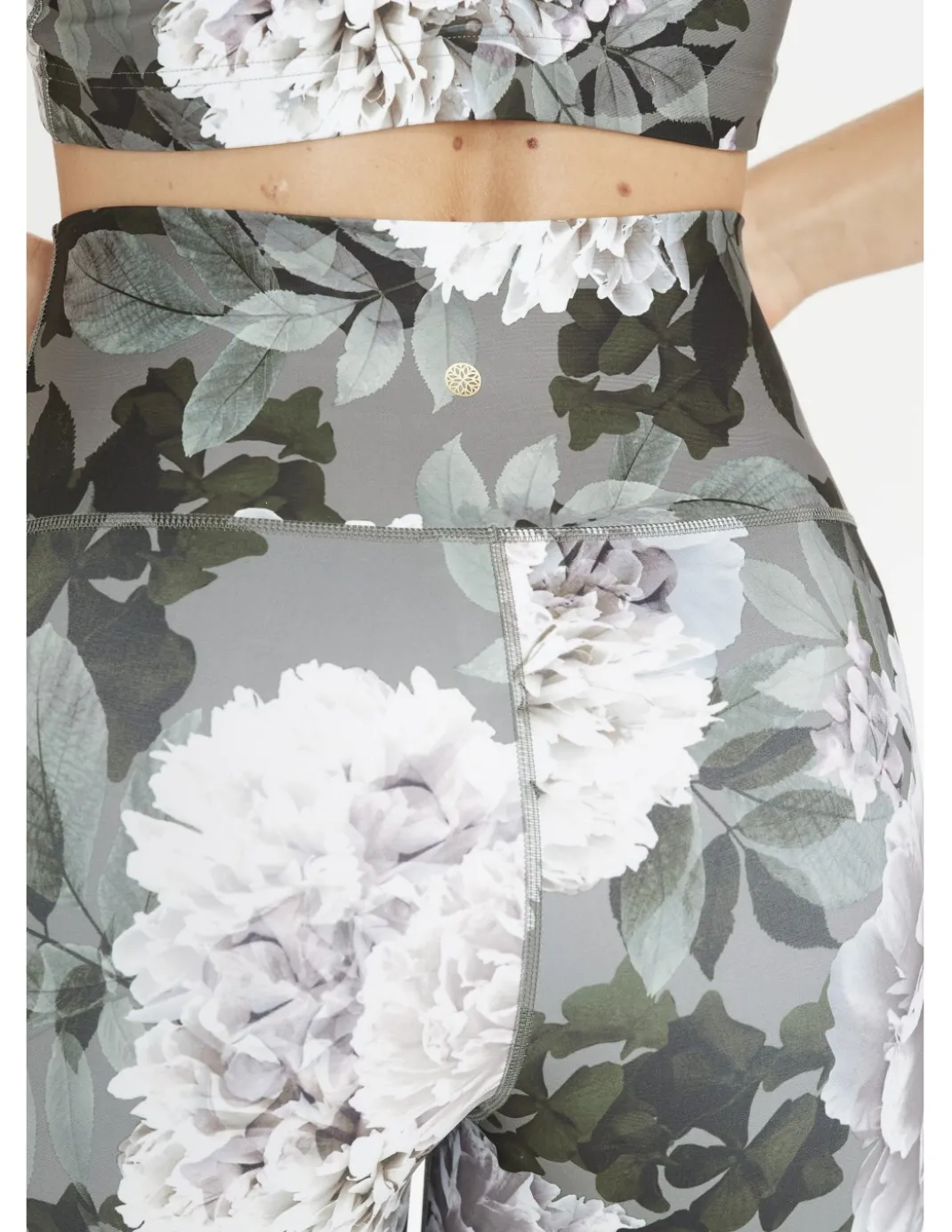 Legginsy treningowe damskie Athlecia France Print